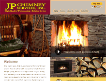Tablet Screenshot of jpchimneyservices.com